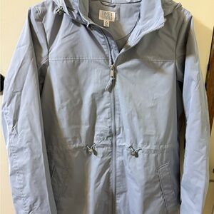 Time and Tru Sky Blue Hooded Jacket